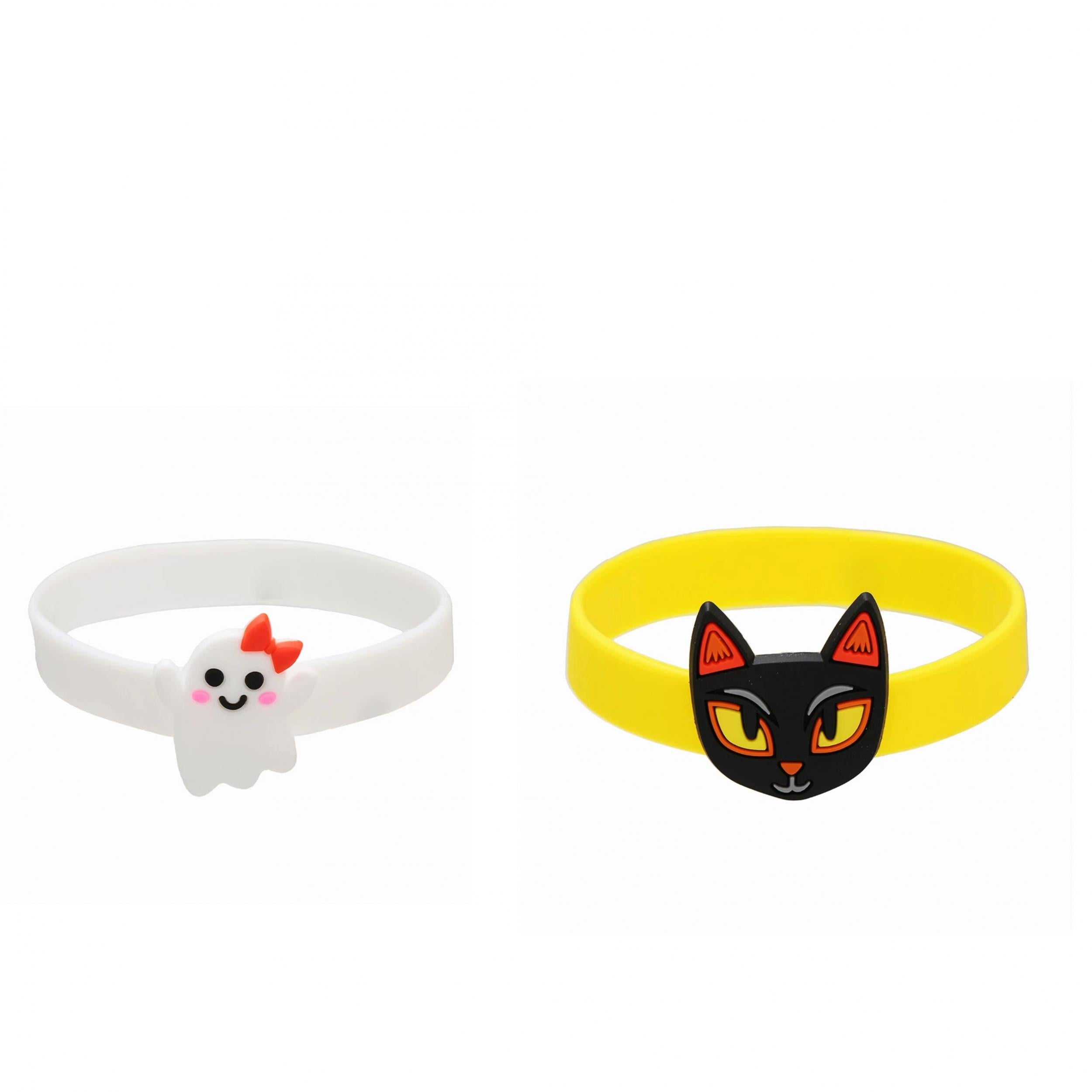 Halloween Silicone Bracelet Cartoon Waterproof Stretch Soft Rubber