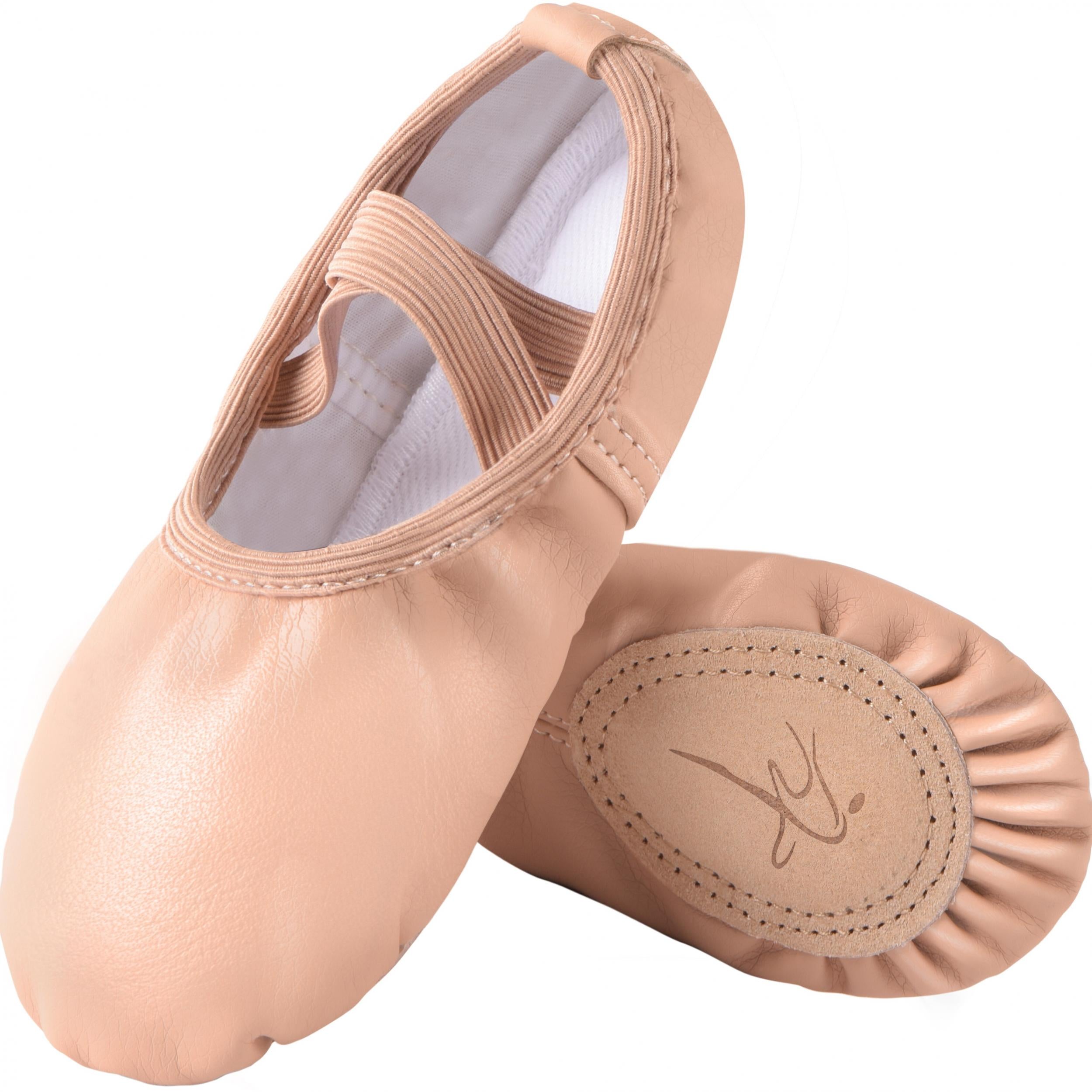 Girls' Split Sole Ballet Shoes - Comfortable and Durable - Toddler to Big Kid