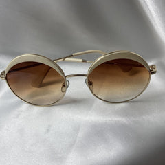 Round Polarized Sunglasses Gradient Glasses Driving Beach UV400