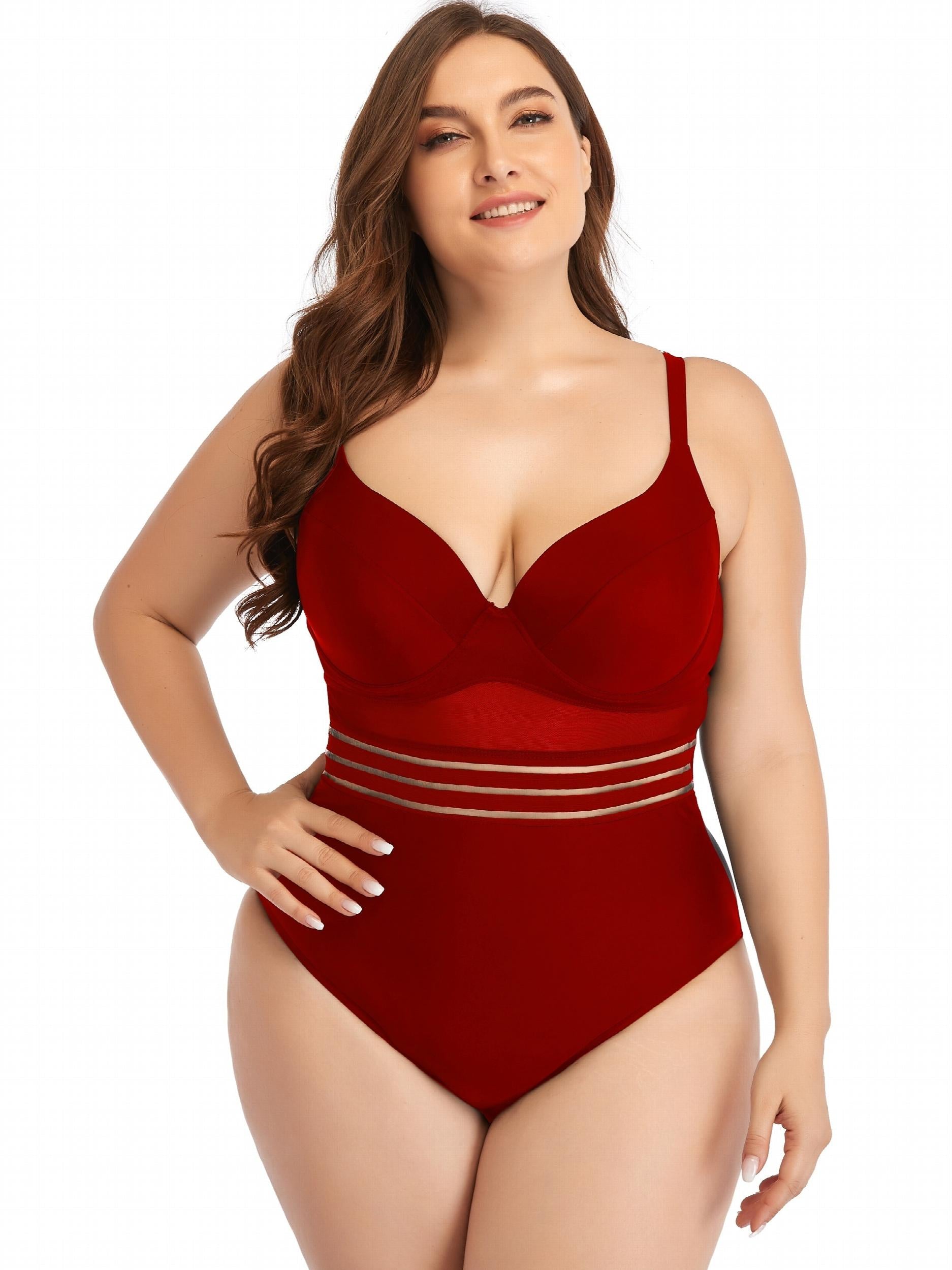  One Piece Swimsuit V Neck Backless