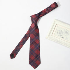 Men's Plaid Stripe Business Necktie