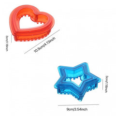 Sandwich Cutter and Sealer for Kids, PB&J Shell Maker