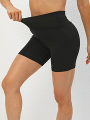 Women's High Waist Sports Shorts Stretch Workout Yoga Shorts