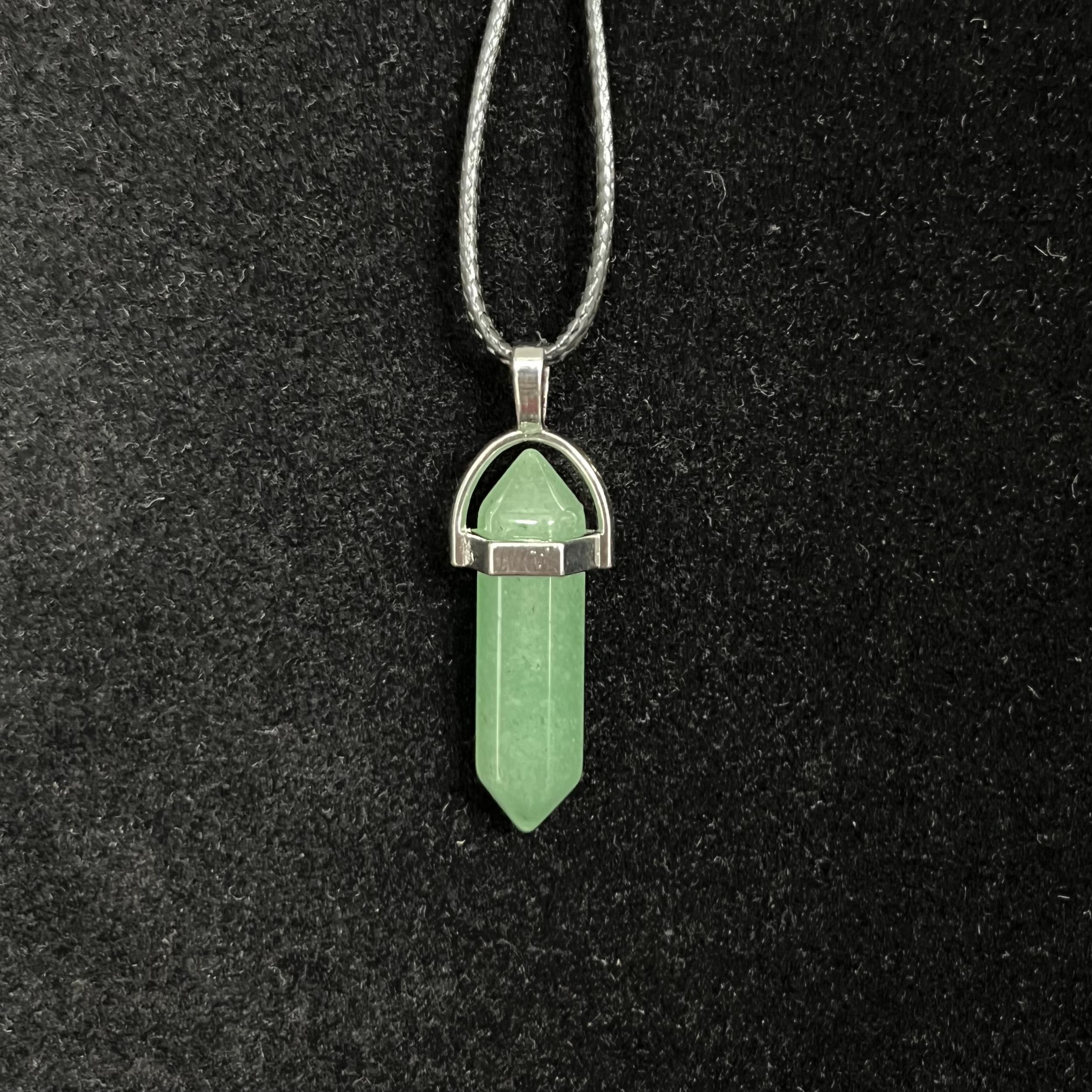 Colorful Chakra Pendant Crystal Pointed Prism Shape Pendants for Jewelry Making