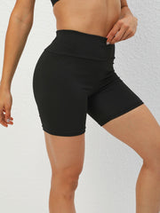 Women's High Waist Sports Shorts Stretch Workout Yoga Shorts
