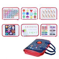 Montessori Busy Board Sensory Toys 5-in-1 for Toddlers 1-3 Yrs