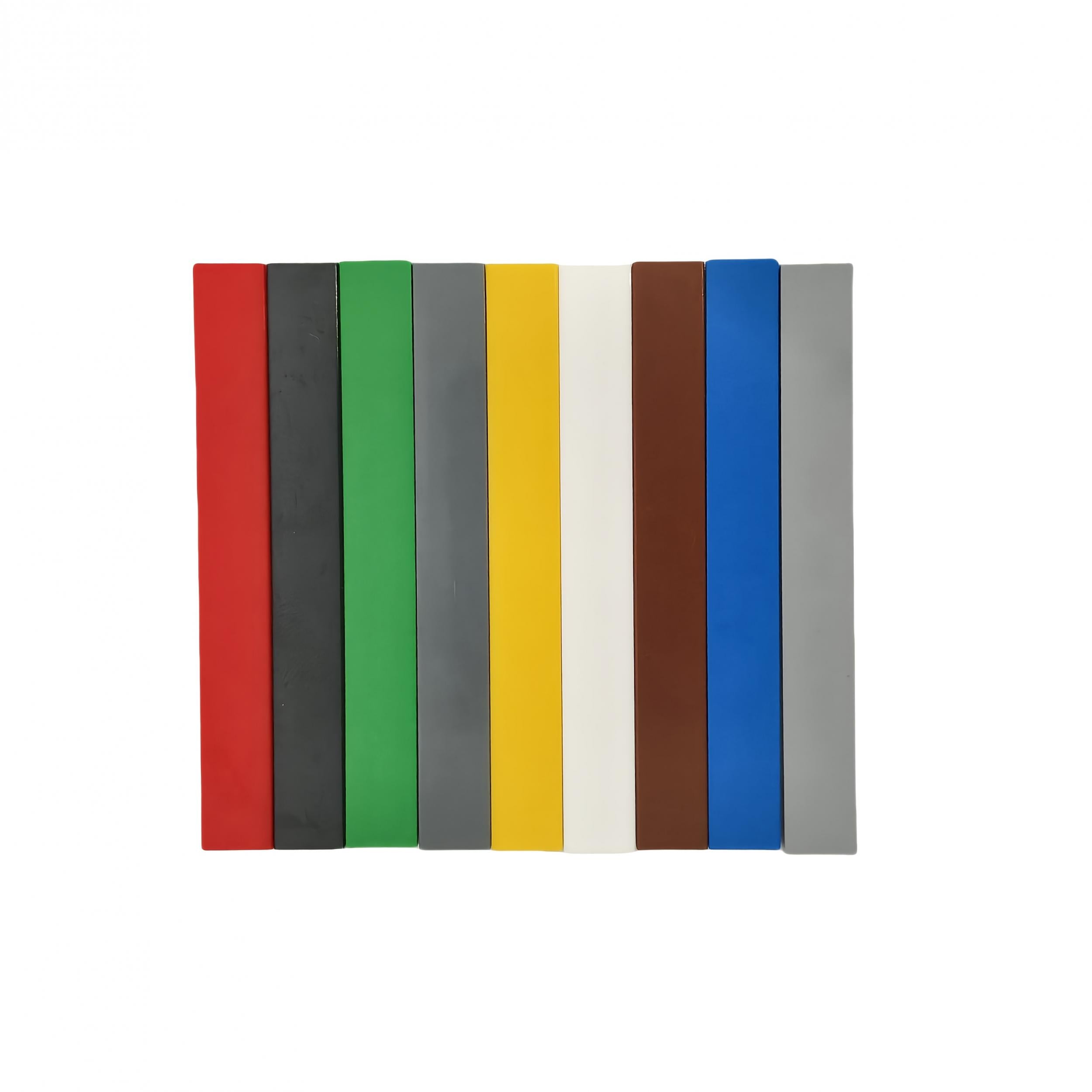 30pcs 1x8 Brick Low Wall Flat Building Blocks Toy - DIY Building Toy