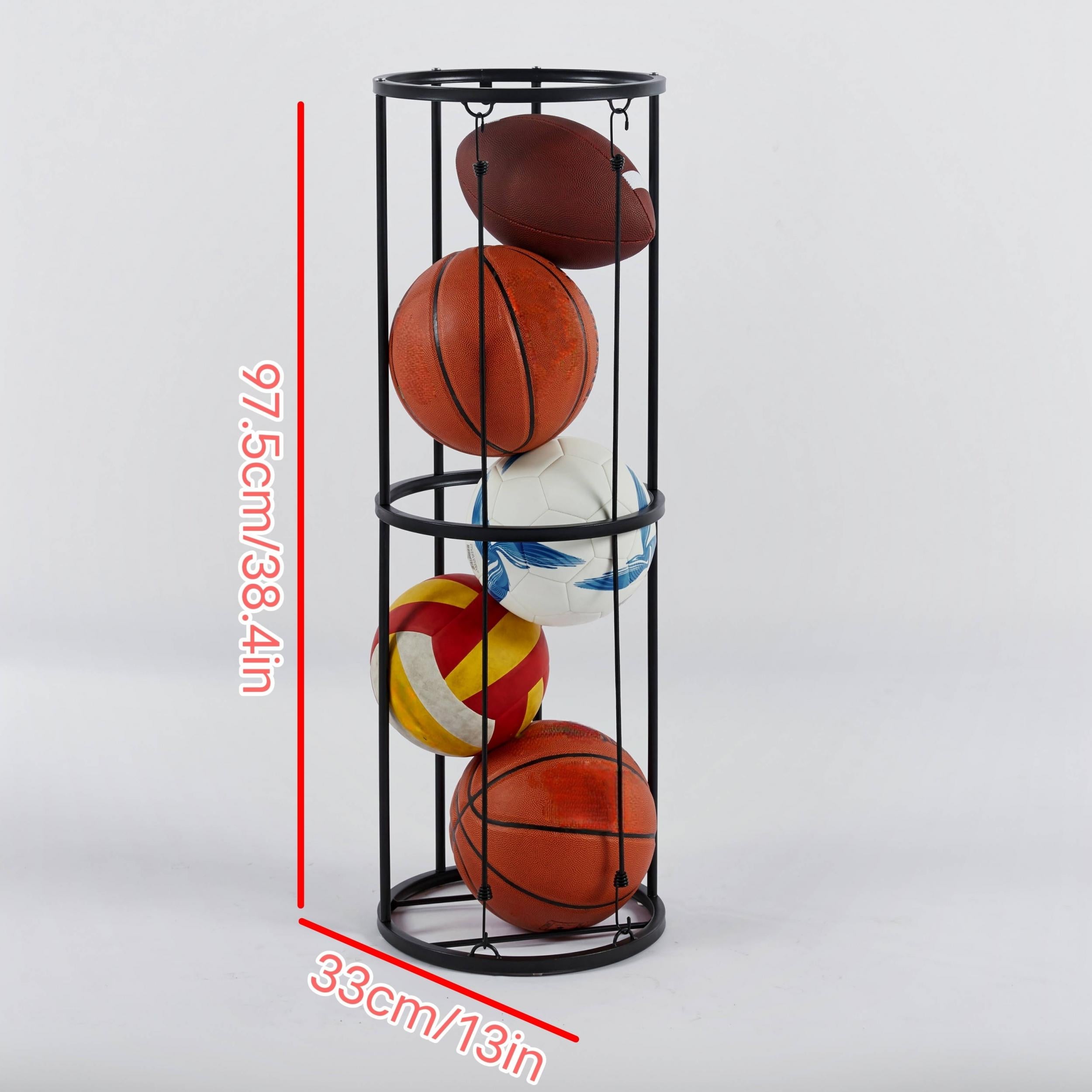 Sports Equipment Storage Basket Toy Iron Storage Ball Storage Rack
