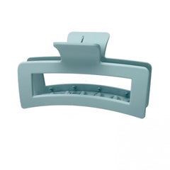 Matte Hollow Rectangle Hair Claws Shark Claw Solid Hair Accessories