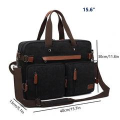 Convertible Laptop Bag Messenger Bag Shoulder Bag