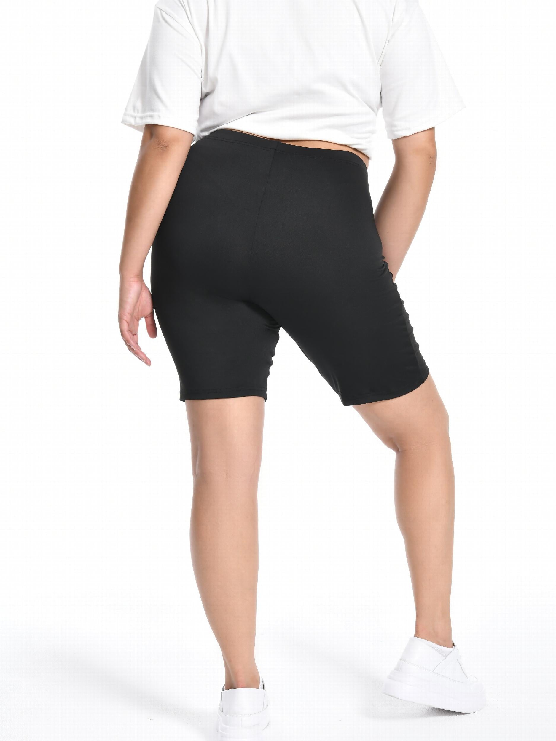  Casual High Rise Skinny Stretch Shorts