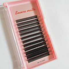 YY Shape Lashes Natural Crossed Eyelash Extensions Individual Curling Lashes