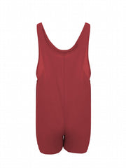 Patched Pockets Knot Strap Overall Jumpsuit