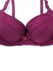 Lace Push Up Bra Anti-Sagging Bow Tie Sexy Lingerie