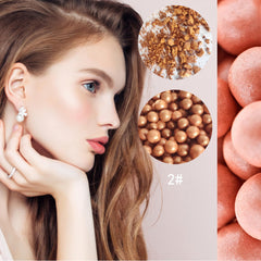 4 Colors Blusher Ball Matte Makeup Long Lasting Lightweight Natural Nude Makeup