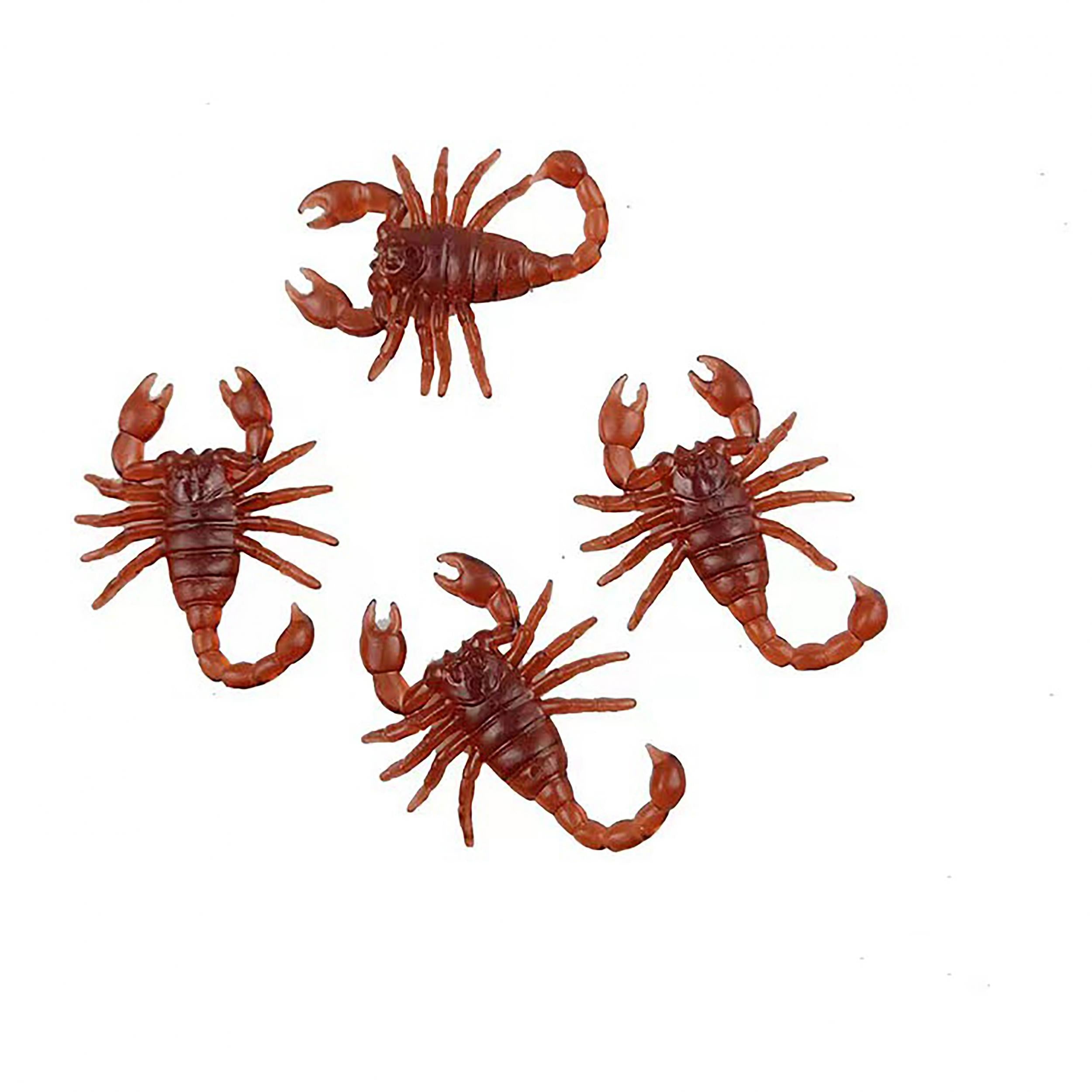 10pcs Halloween Plastic Scorpion Prank Props Home Room Theme Party Decor