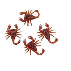 10pcs Halloween Plastic Scorpion Prank Props Home Room Theme Party Decor