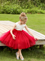 Flower Girls' Evening Dress Tutu Ball Gown