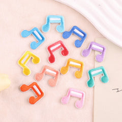 11pcs Embroidered Music Note Patch DIY Iron on Style