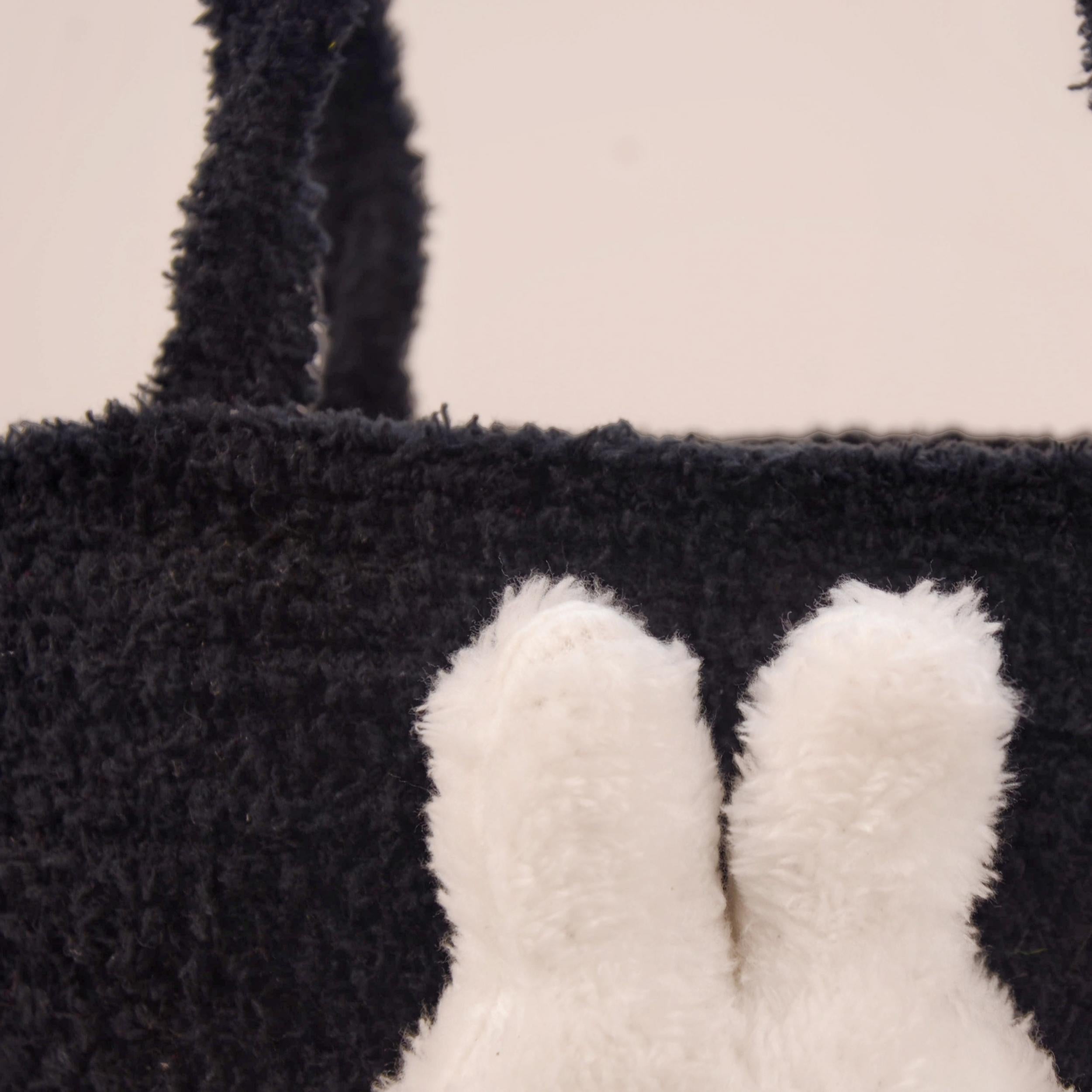 Bunny Decor Satchel Bag Stylish Handbag All Match Storage Bag