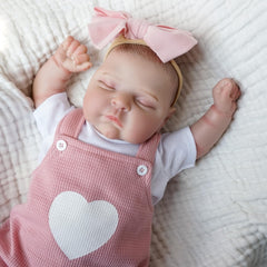 20 Inch Sleeping Reborn Baby Doll - Vinyl Newborn Girl Doll