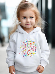 Kid's 2pcs Hello 51 41meter Print Outfit Girl's Sporty Clothes