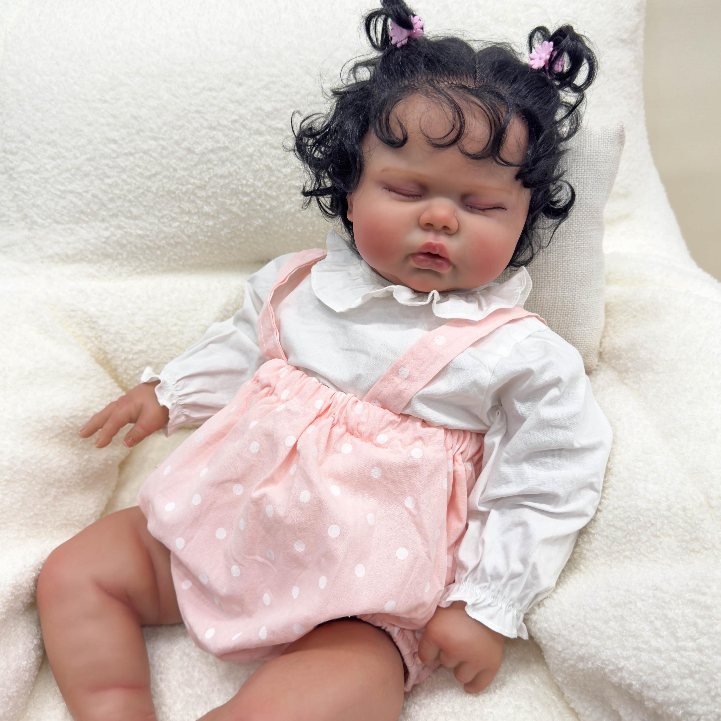 Cuddly 60 Reborn Youngsters Girl Doll with Soft Cloth Body & Lifelike Features