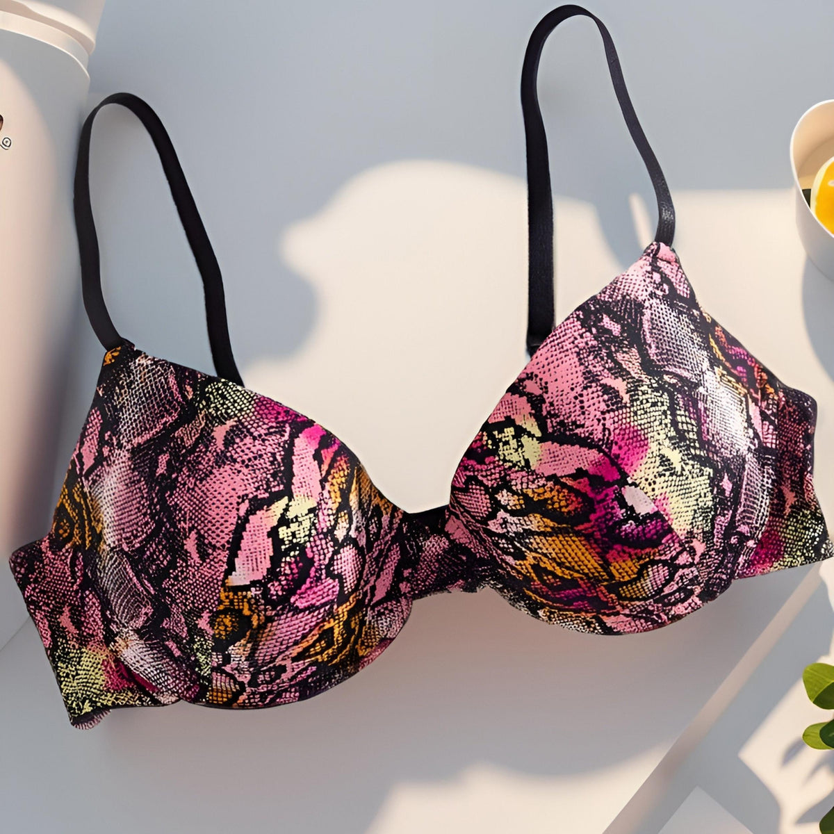 Contrast Push Up Bra Women's Lingerie & Underwear