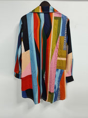 Plus Size Casual Blouse Women's Plus Long Sleeve Button Up