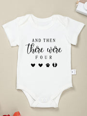 Funny Letter Print Cotton Baby Onesies Soft Round Neck 0-24M