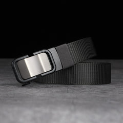 Polyester Alloy Automatic Buckle Belt Casual Versatile Training Belt