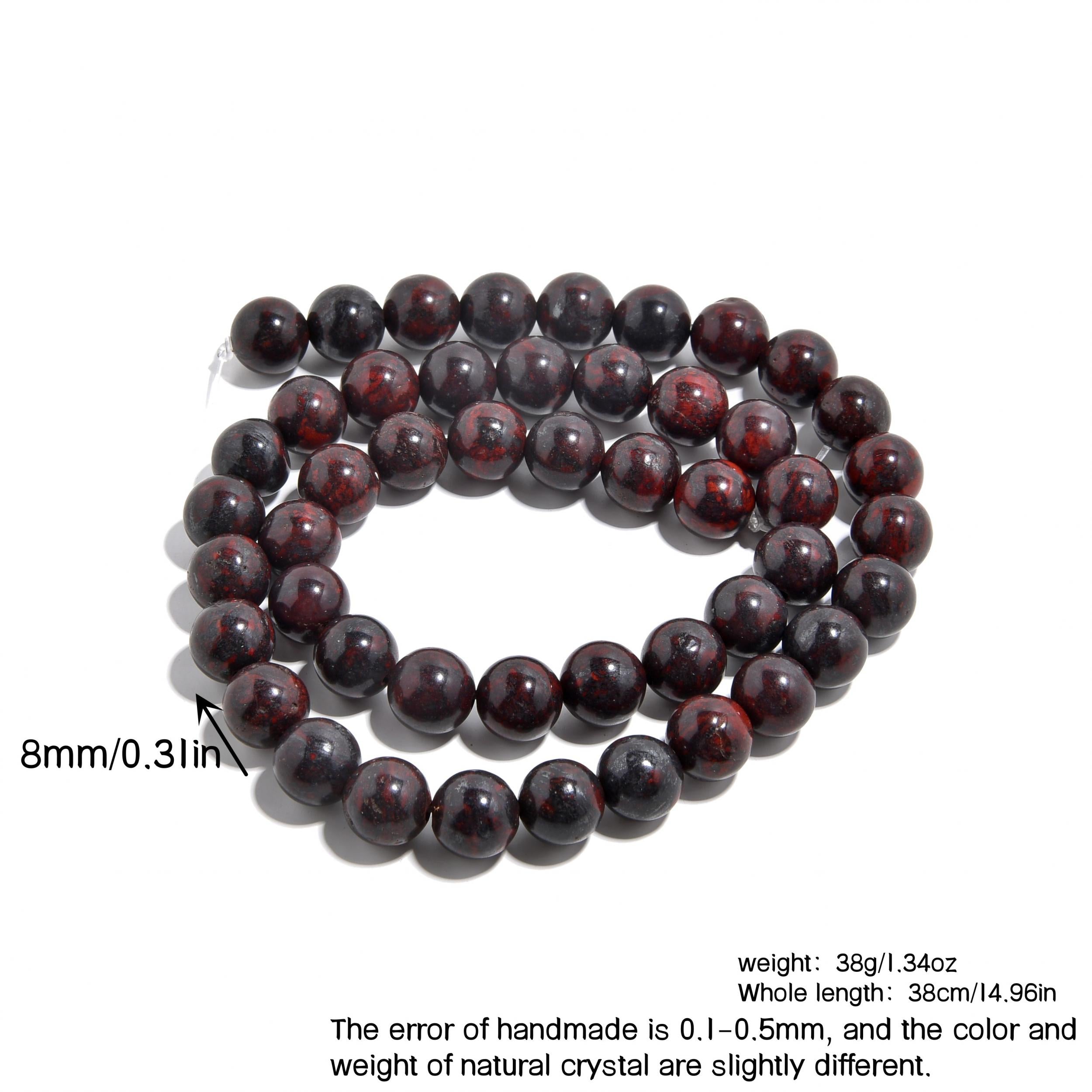 8mm Natural Crystal Long Chain Loose Beads Semi-finished Jewelry