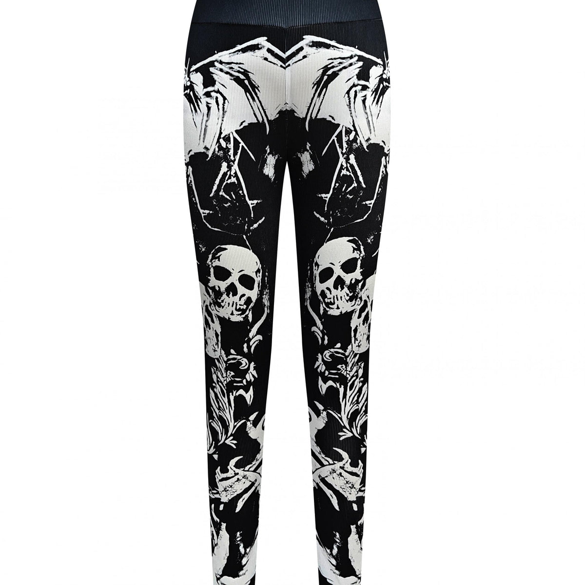 Halloween Skull High Waist Yoga Leggings