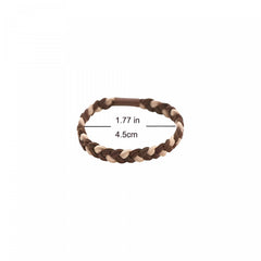 5pcs Braided Hair Tie Elastic Hair Bands Ponytail Holder