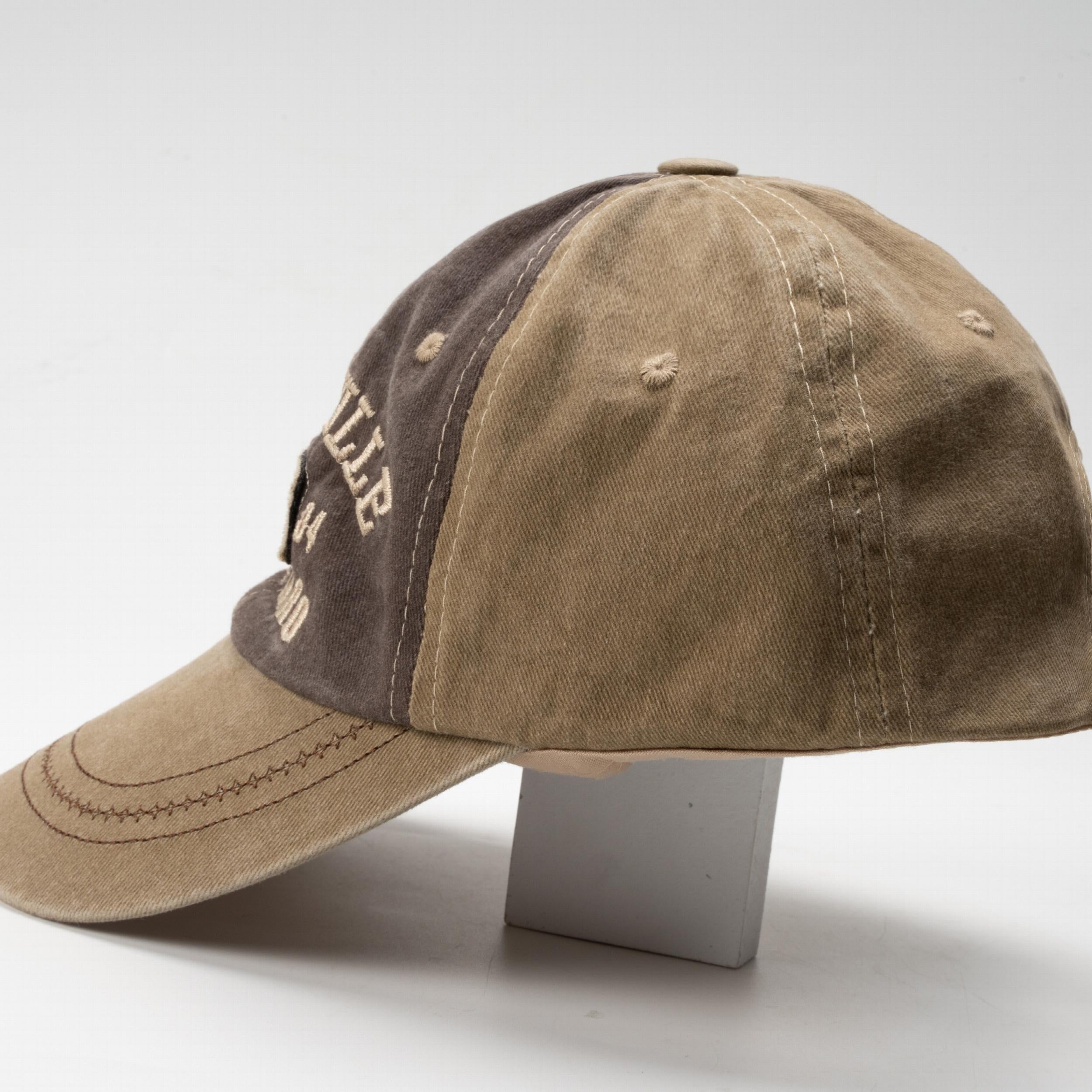 NYS Embroidery Patch Baseball Cap Washed Distressed Vintage Cotton Dad Hat