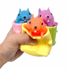 Squirrel Decompression Toy Soft Tricky Toy For Stress Relief