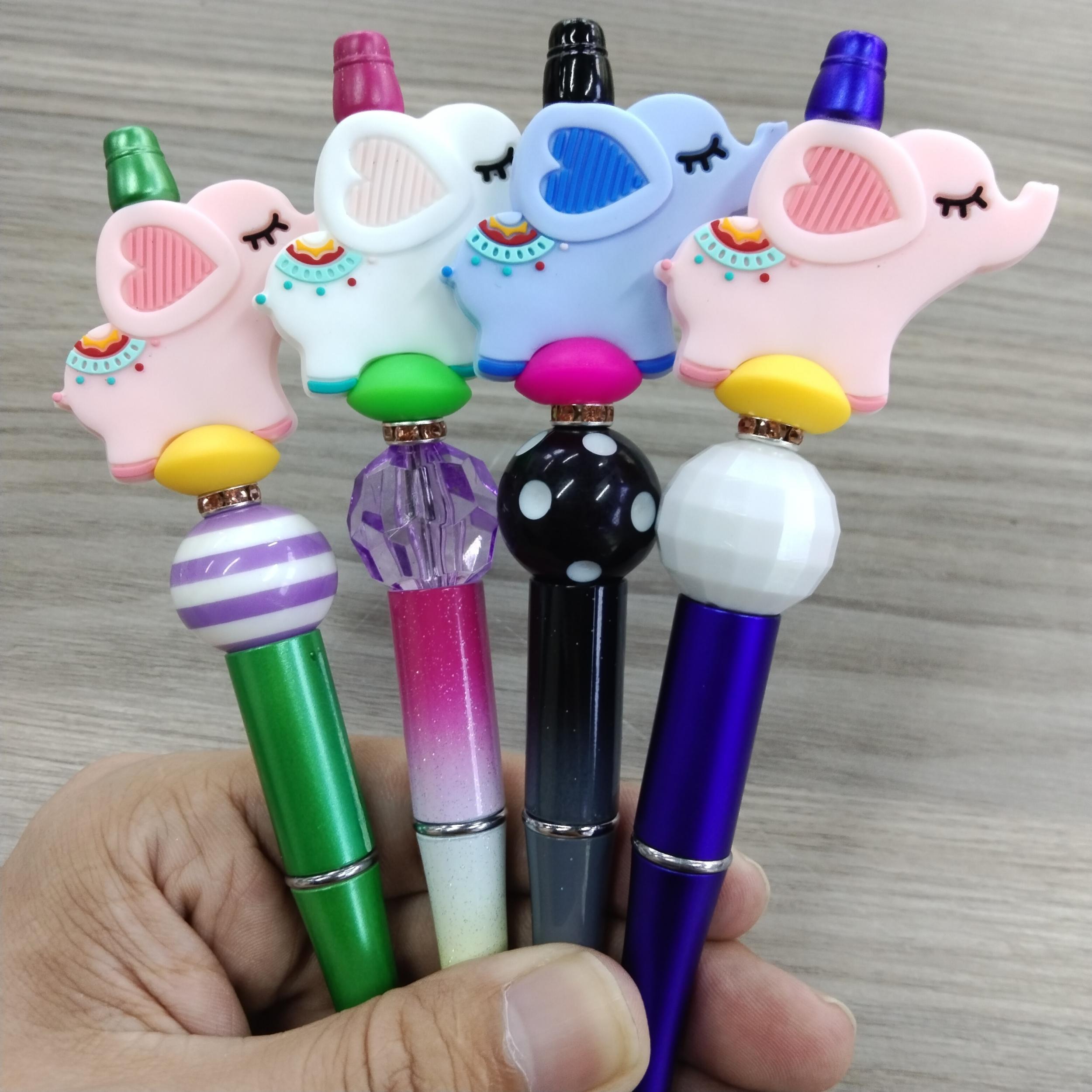 Silicone Baby Teether Toy Elephant Beads BPA Soothe Baby Gum Pain