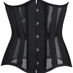 26 Steel Boned Plus Size Lace Up Corset Waist Training Shapewear