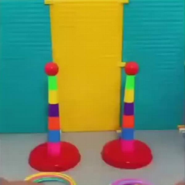 Kids Hoop Toy Parent-child Indoor Outdoor Puzzle Game Competition