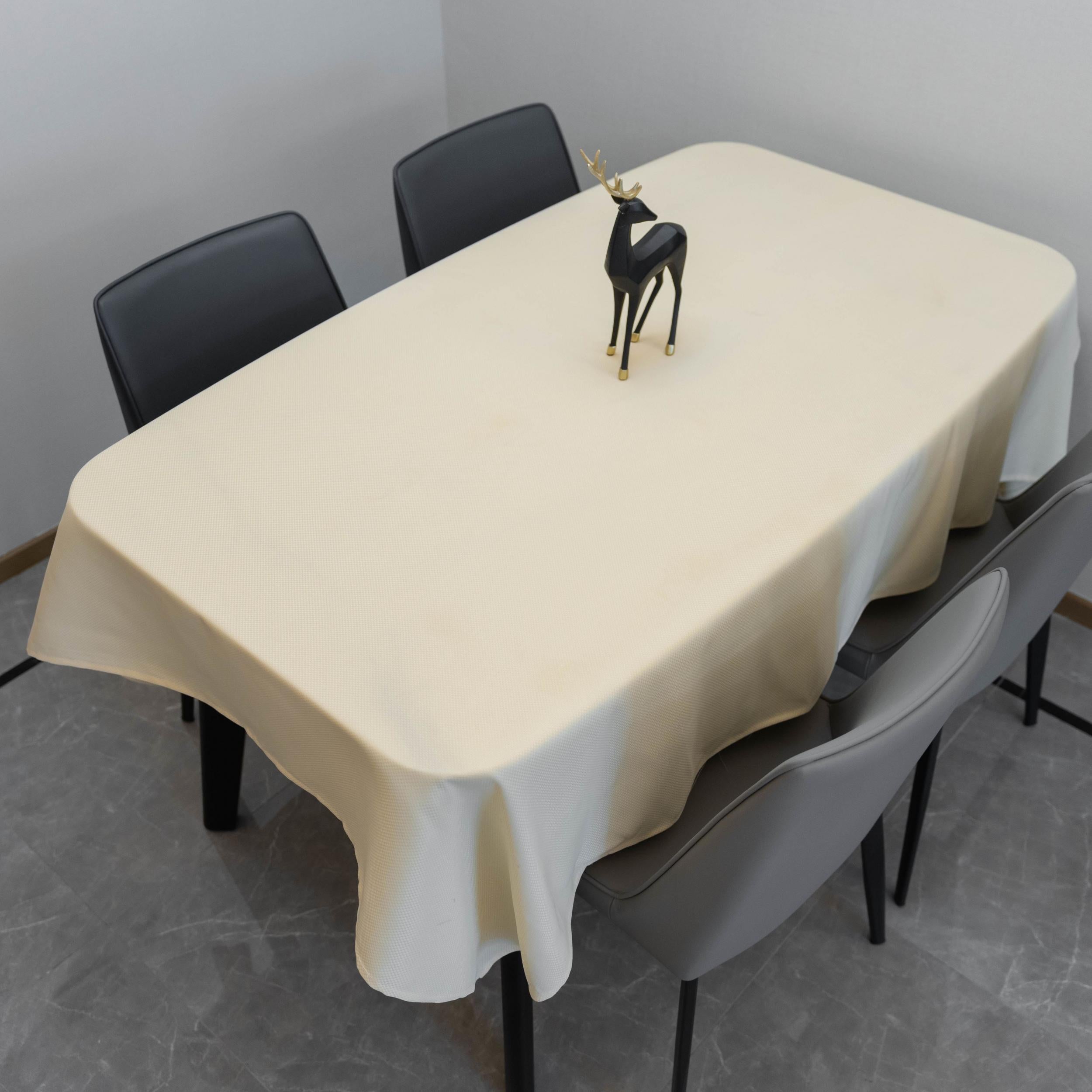 Beige Rectangle Tablecloth 152.4 x 304.8 cm