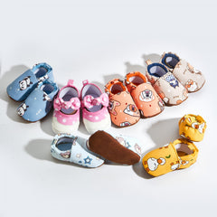 Baby Boys Cartoon House Shoes Non Slip Soft Bottom Indoor Walking Shoes