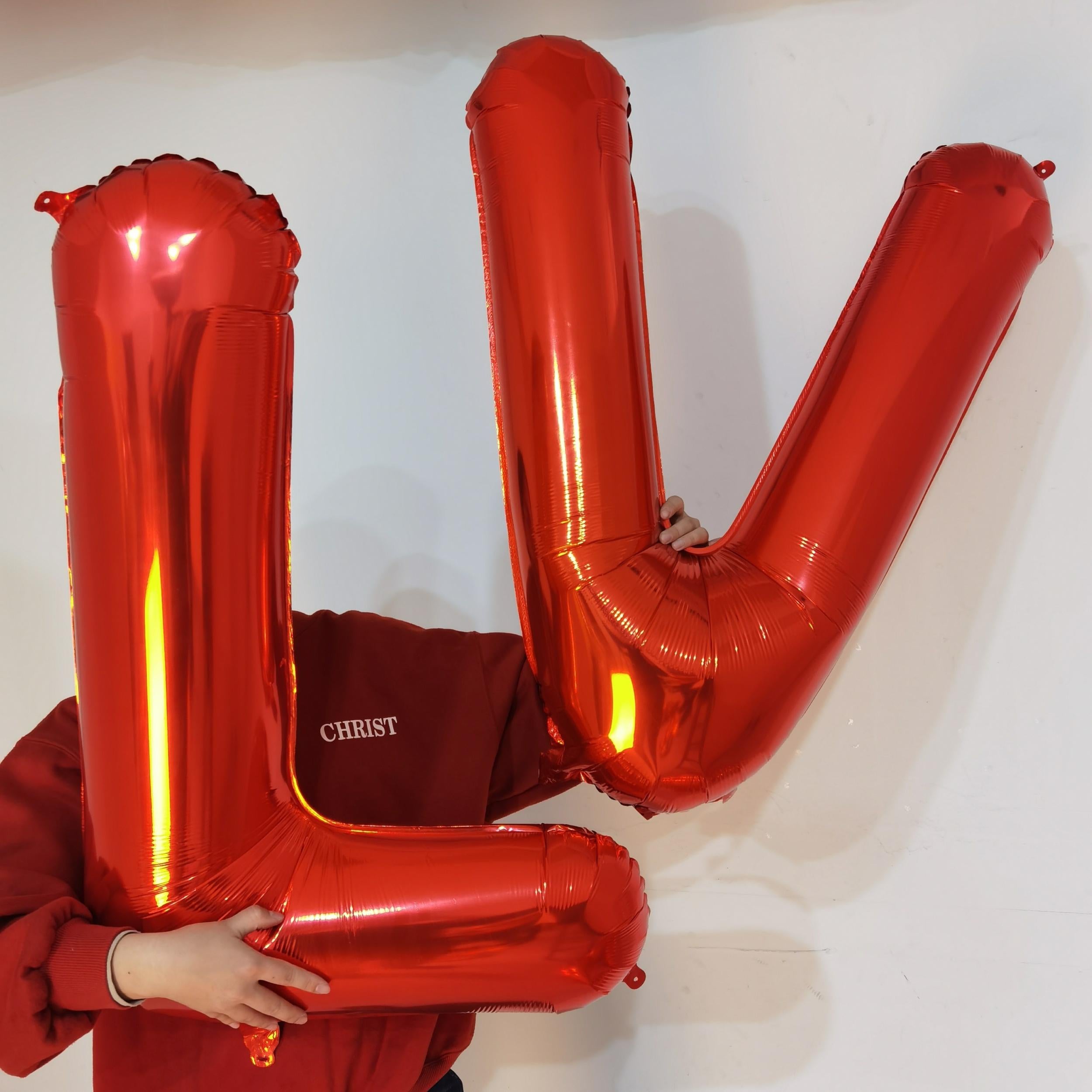 101 6 Cm Large Pink Letter A Balloons Foil Mylar Big Balloons for Party