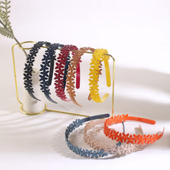 8pcs Bright Teeth Non-slip Face Wash Head Hoop Flower Headband Hair Accessories