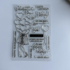 Cartoon Transparent Stamp for Journaling & Scrapbooking