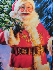 Christmas Santa Claus Print Men's Comfy Sports T shirt Graphic Tee