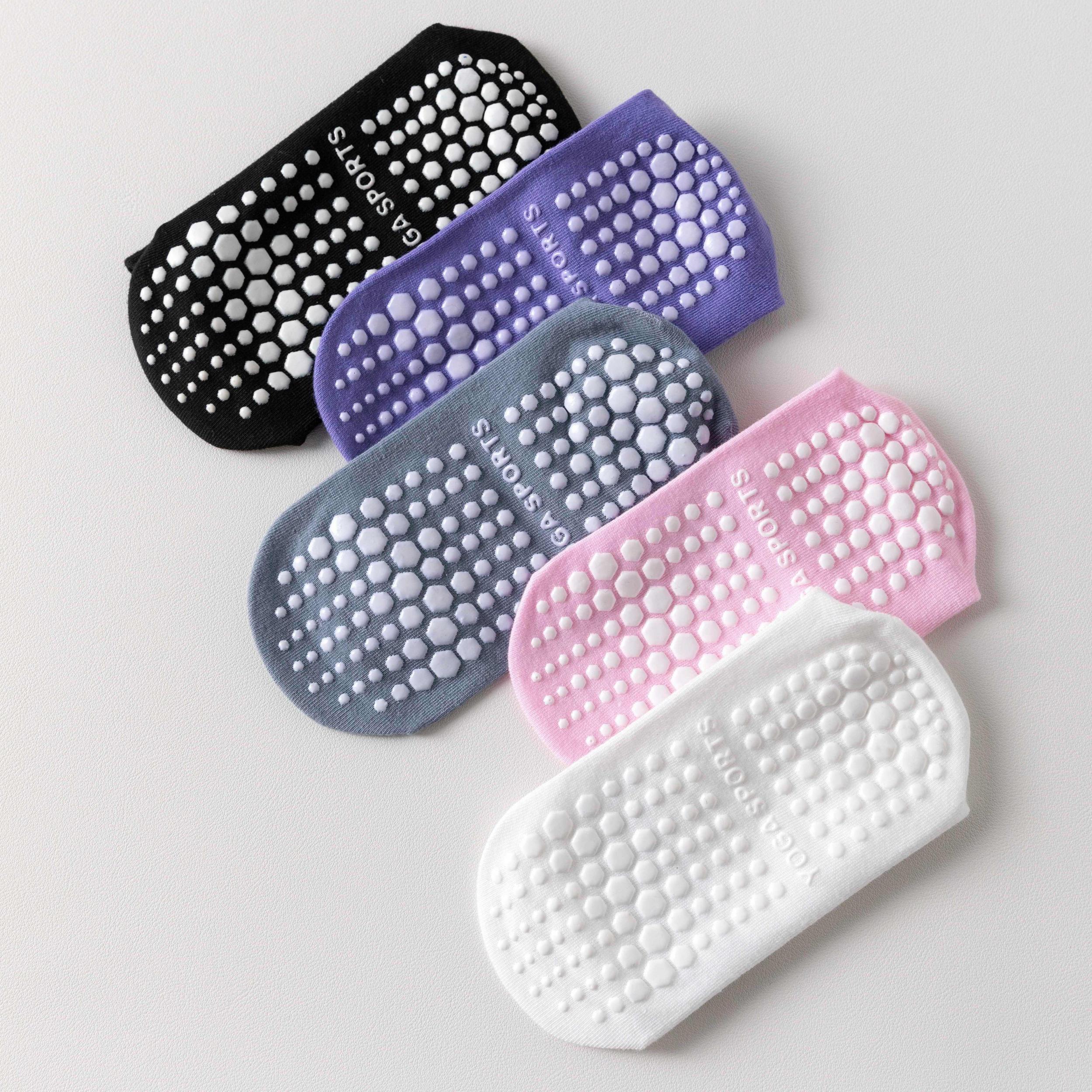 Yoga Socks, Anti-slip, Sweat-absorbing, Striped Floor Dance Training