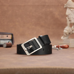 Men's Pin Buckle Belt PU Leather Casual Jeans Pants Strap