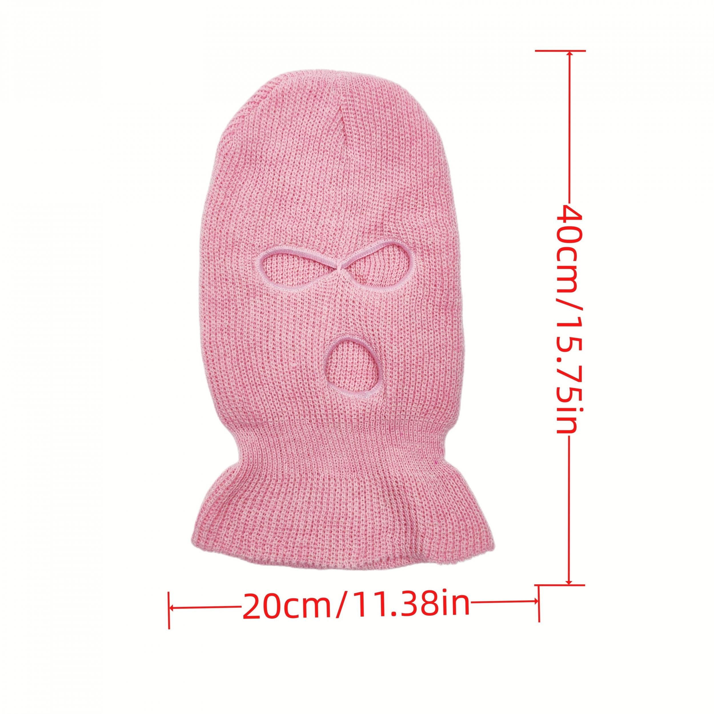 Windproof Knitted Balaclava Full Face Cover For Outdoor Activities