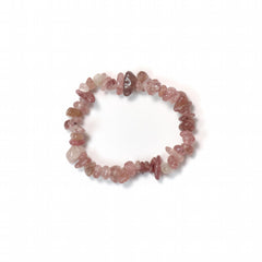 Natural Crystal Irregular Shape Bracelet Birthstone Gift for Him
