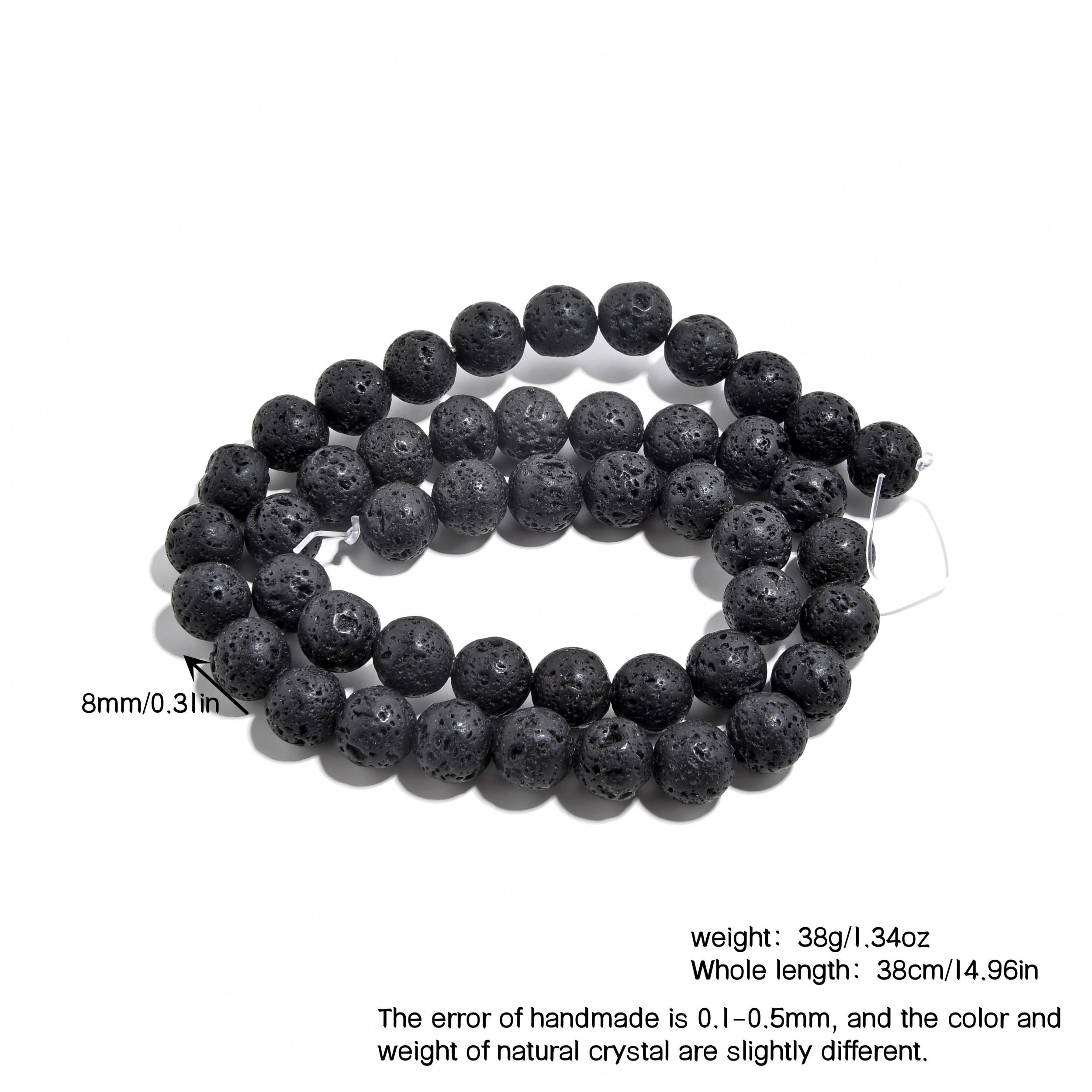 8mm Natural Crystal Long Chain Loose Beads Semi-finished Jewelry